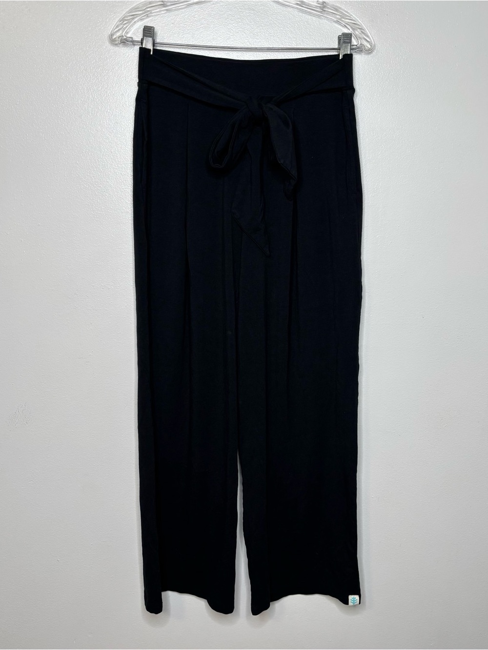 Coolibar Key Largo Wide Leg Pant 10737 Black Size Medium